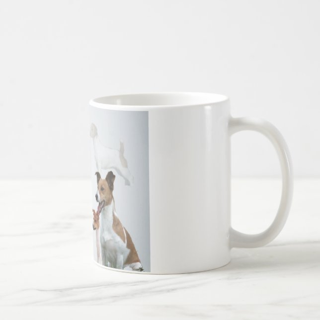 Jack Russell-Freund-Gedicht-Tasse Kaffeetasse (Rechts)