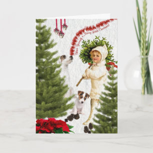 Jack Russell Frohe Weihnachten