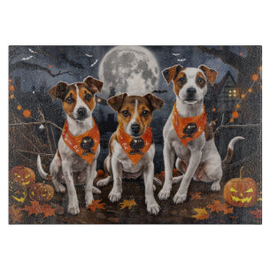 Jack Russell Halloween Spooky Schneidebrett