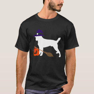 Jack Russell Hexenhutenhutenkostüm T-Shirt