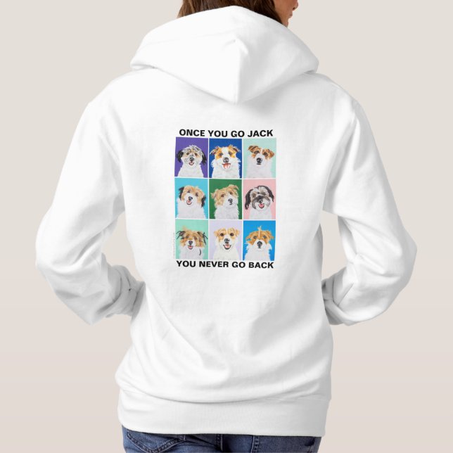 Jack Russell Hoodie (Rückseite)