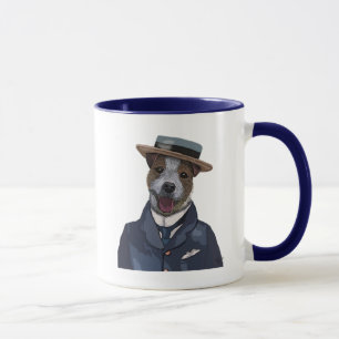 Jack Russell in Kreissäge 2 Tasse