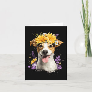 Jack Russell Mama Hunde Liebhaber Muttertag Retro Karte