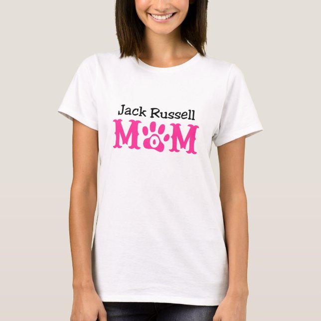 Jack-Russell-Mama-Kleid T-Shirt (Vorderseite)