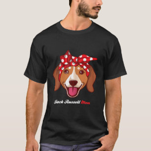 Jack Russell Mama Russel Terrier Niedliche Geburts T-Shirt