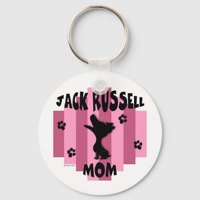 Jack Russell Mama Schlüsselanhänger (Vorderseite)
