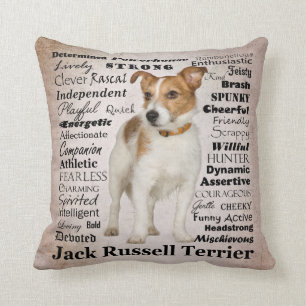 Jack-Russell-Merkmal-Kissen Kissen