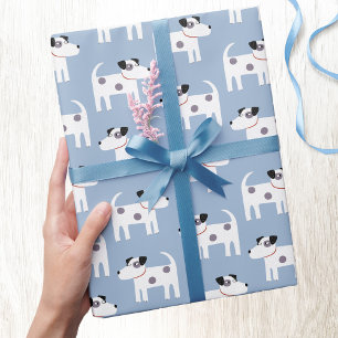 Jack Russell Parson Terrier Dog Pattern Geschenkpapier
