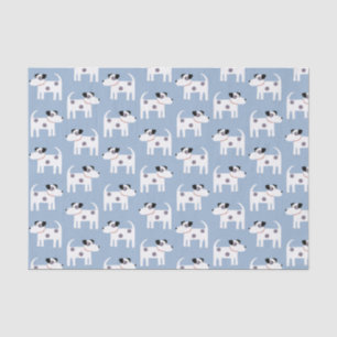 Jack Russell Parson Terrier Dog Pattern Seidenpapier