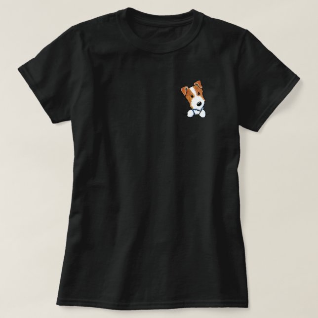 Jack Russell Pocket Puppy T-Shirt (Design vorne)