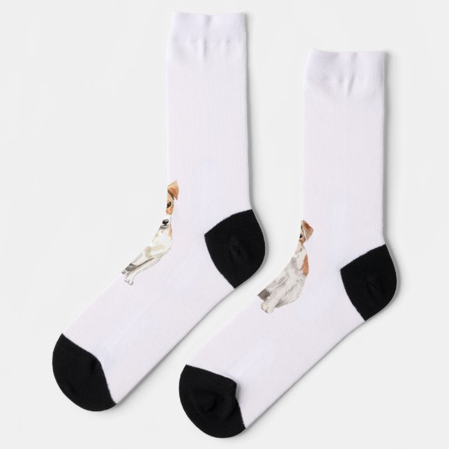 Jack Russell Socken (Linkes Detail)