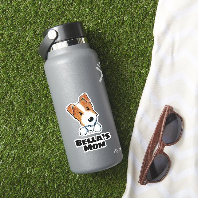 Jack Russell Terrier Aufkleber (HydroFlask Insitu)