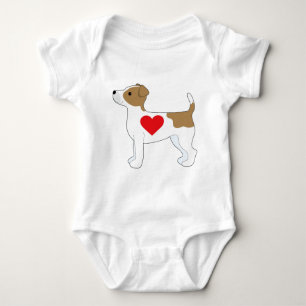 Jack-Russell-Terrier Baby Strampler