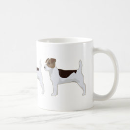 Jack Russell Terrier Basic Breed Illustration Kaffeetasse