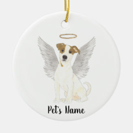 Jack Russell Terrier Beileid Memorial Keramik Ornament