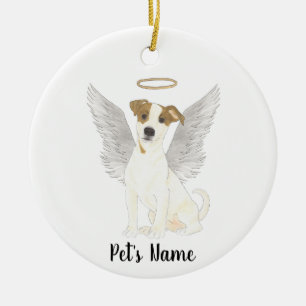 Jack Russell Terrier Beileid Memorial Keramik Ornament