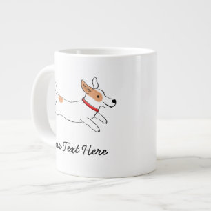 Jack Russell Terrier Cartoon Dog mit benutzerdefin Jumbo-Tasse