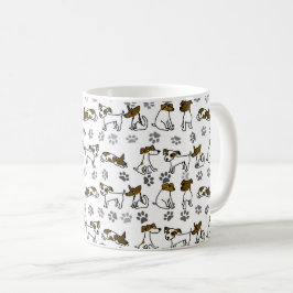Jack Russell Terrier Cartoon Tasse