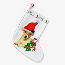 Jack Russell Terrier Christmas Kleiner Weihnachtsstrumpf
