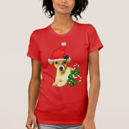 Jack Russell Terrier Christmas Merry T-Shirt