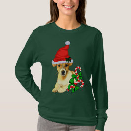 Jack Russell Terrier Christmas Merry T-Shirt