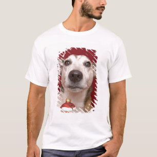 Jack-Russell-Terrier, der Weihnachtsverzierung T-Shirt