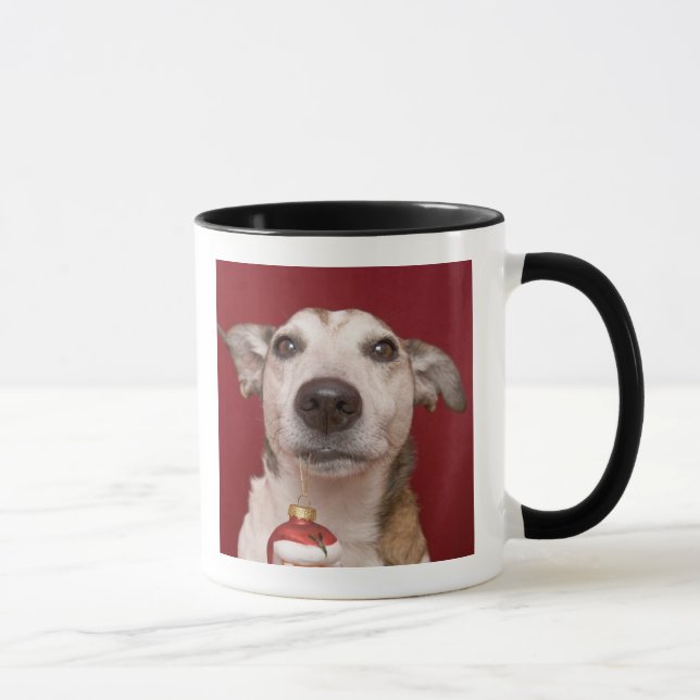 Jack-Russell-Terrier, der Weihnachtsverzierung Tasse (Rechts)
