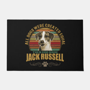 Jack Russell Terrier dog - alle Hunde sind erschaf Fußmatte