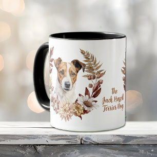 Jack Russell Terrier Dog Herbstreath Tasse