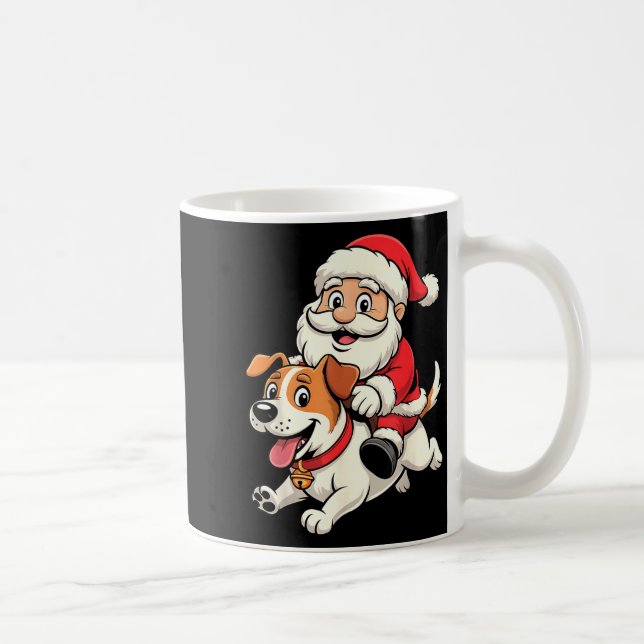 Jack Russell Terrier Dog Lover Kids Men Women Chri Kaffeetasse (Rechts)