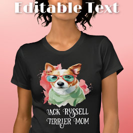 Jack Russell Terrier Dog Mama Sonnenbrille T-Shirt
