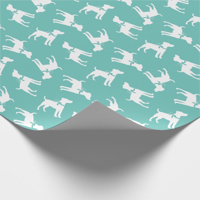 Jack Russell Terrier Dog Puppy Geschenkpapier (Ecke)
