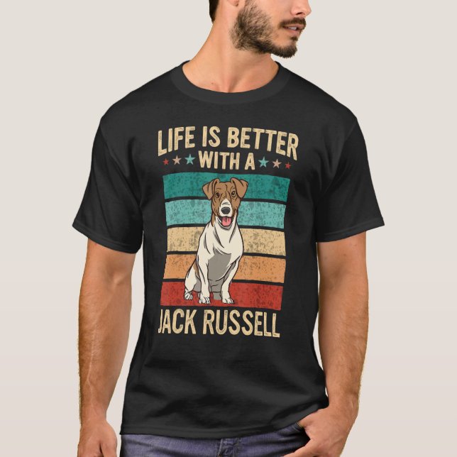 Jack Russell Terrier Dog T-Shirt (Vorderseite)