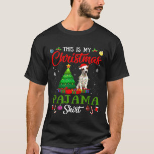 Jack Russell Terrier Dog Weihnachtsbeleuchtung San T-Shirt