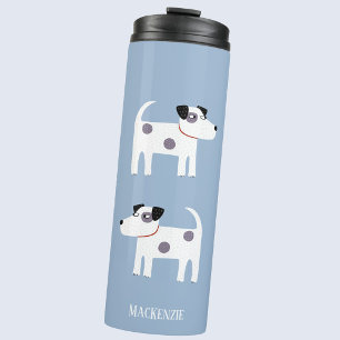 Jack Russell Terrier Dogs Individuelle Name Thermosbecher