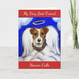 Jack Russell Terrier Feiertagskarte