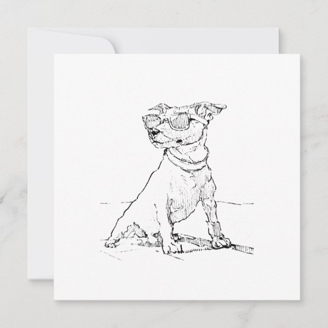 Jack Russell Terrier  Feiertagskarte (Vorderseite)