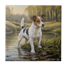 Jack Russell Terrier Fliese