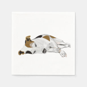 Jack Russell Terrier Friedensmissionen Serviette