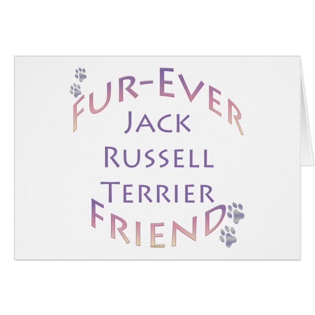 Jack Russell Terrier Furever (Vorderseite (Horizontal))