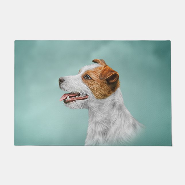 Jack Russell Terrier Fußmatte (Vorderseite)