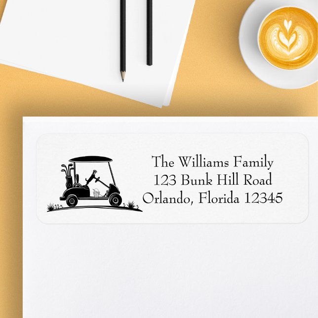 Jack Russell Terrier Golf Cart Rücksendeadresse (Von Creator hochgeladen)