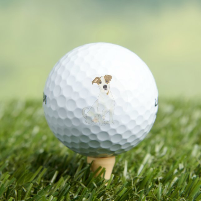 Jack Russell Terrier Golfball (Insitu T-Shirt)