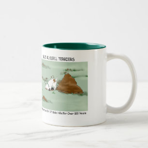 Jack-Russell-Terrier-grabende Tasse