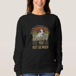 Jack Russell Terrier Hund Happy for Dog Owner Sweatshirt