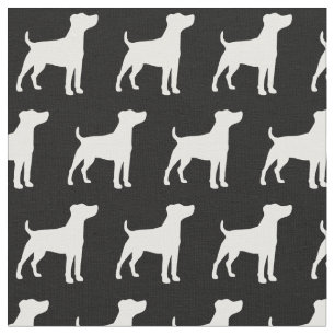 Jack Russell Terrier Hund Silhouette Haustier Stoff