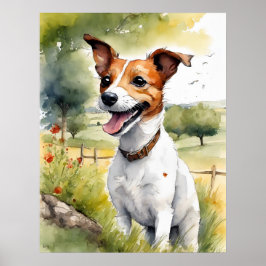 Jack Russell Terrier - Hunde Art Print Poster