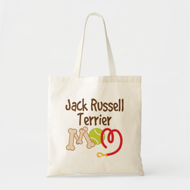 Jack-Russell-Terrier-Hundezucht-Mama-Geschenk Tragetasche (Vorne)