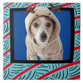 Jack Russell Terrier - individueller Foto-Rahmen Fliese