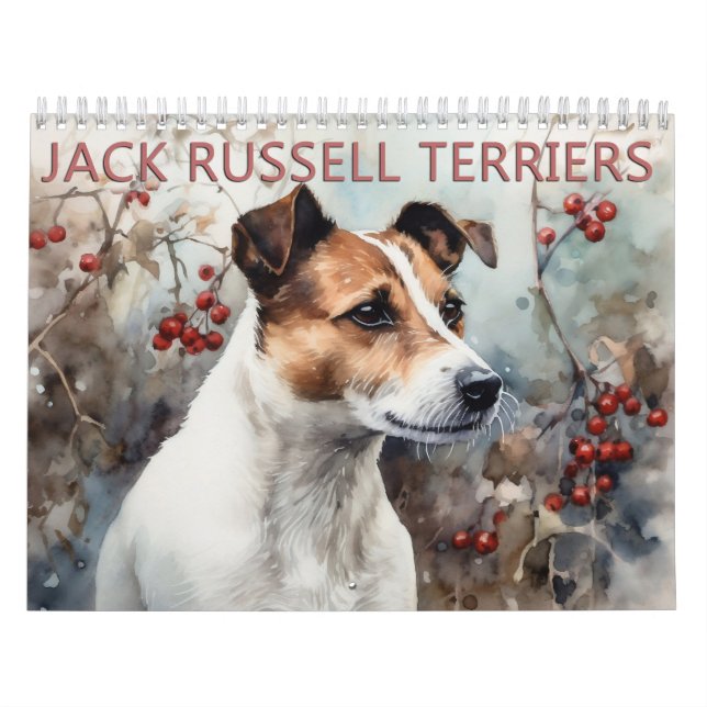 Jack Russell Terrier Kalender, jedes Jahr Kalender (Titelbild)